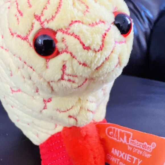 🎉Clearance🎉Giant Microbes Anxiety Brain Stuffed Plush 5" - Picture 2 of 3